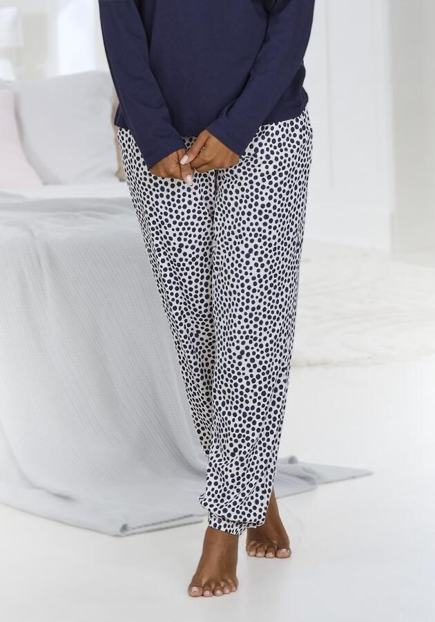 Lascana Regular fit pyjamabroek met tunnelkoord model 'Cozy Dreams' - Foto 3