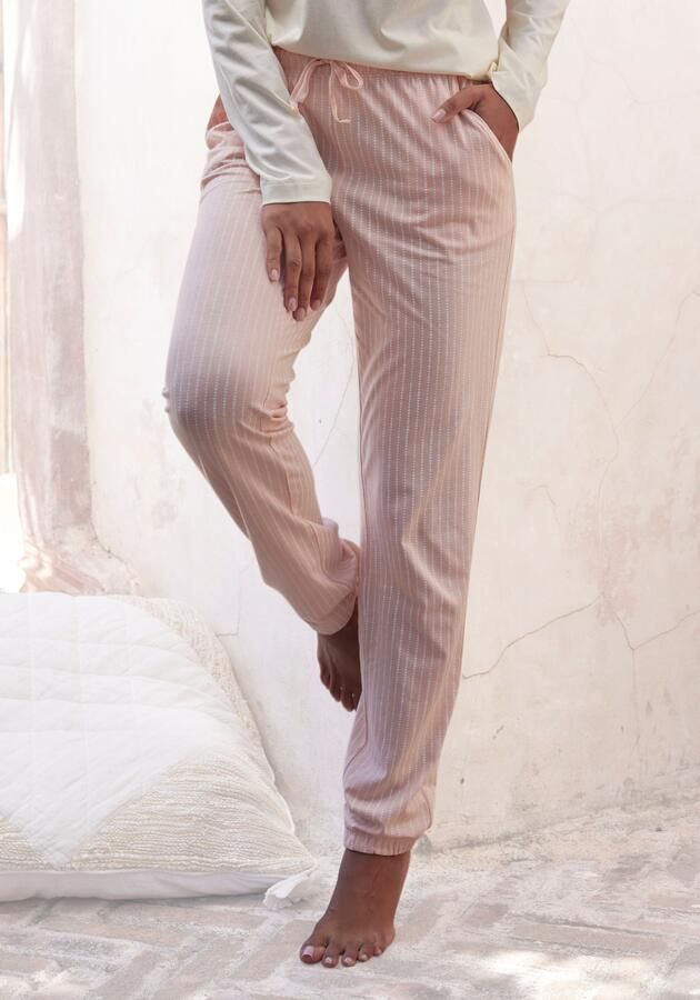 Vivance Dreams Pyjamabroek met fluwelen band aan de elastische tunnelband - Foto 6