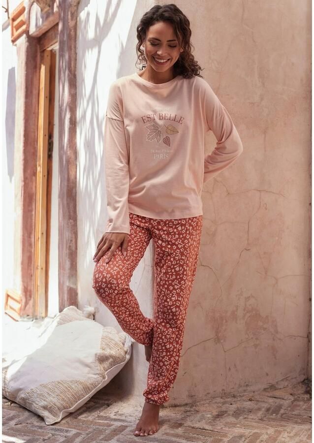 Vivance Dreams Pyjamabroek met fluwelen band aan de elastische tunnelband - Foto 3