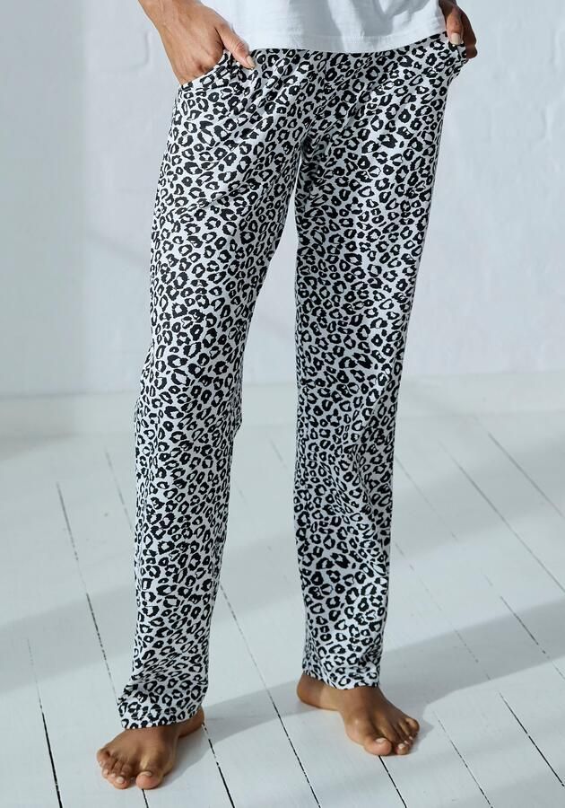 Vivance Dreams Pyjamabroek met zwart-wit print - Foto 5