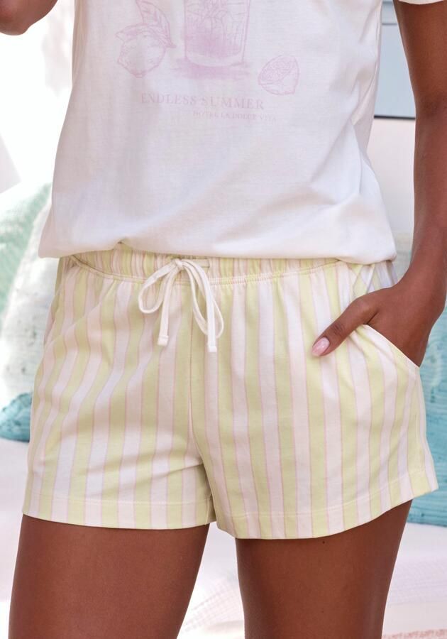 Vivance Dreams Pyjamashort met fijn streepdessin - Foto 3