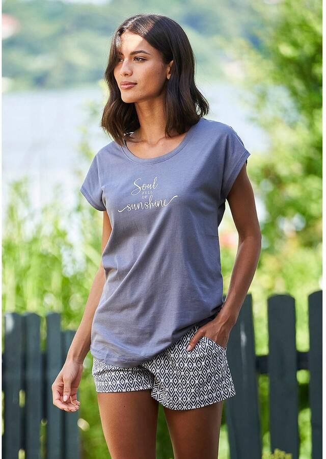 Vivance Dreams Pyjamashort met print all-over - Foto 4