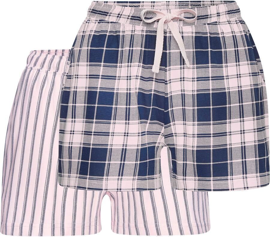Vivance Dreams Pyjamashort Met strepen en ruiten (set 2-delig) - Foto 4