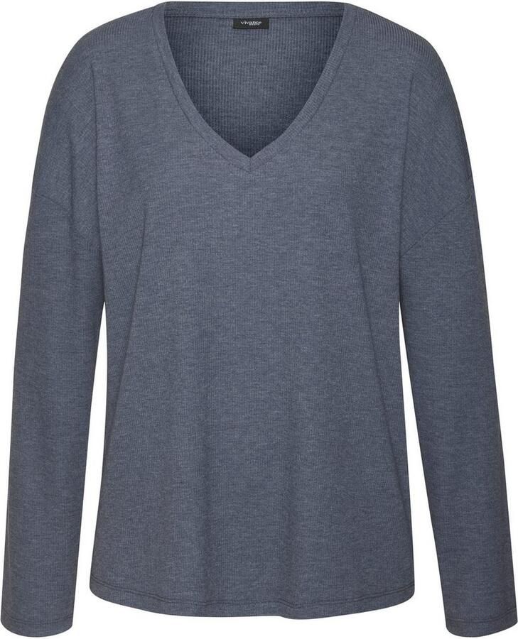 Vivance Dreams Shirt met lange mouwen in zachte ribkwaliteit