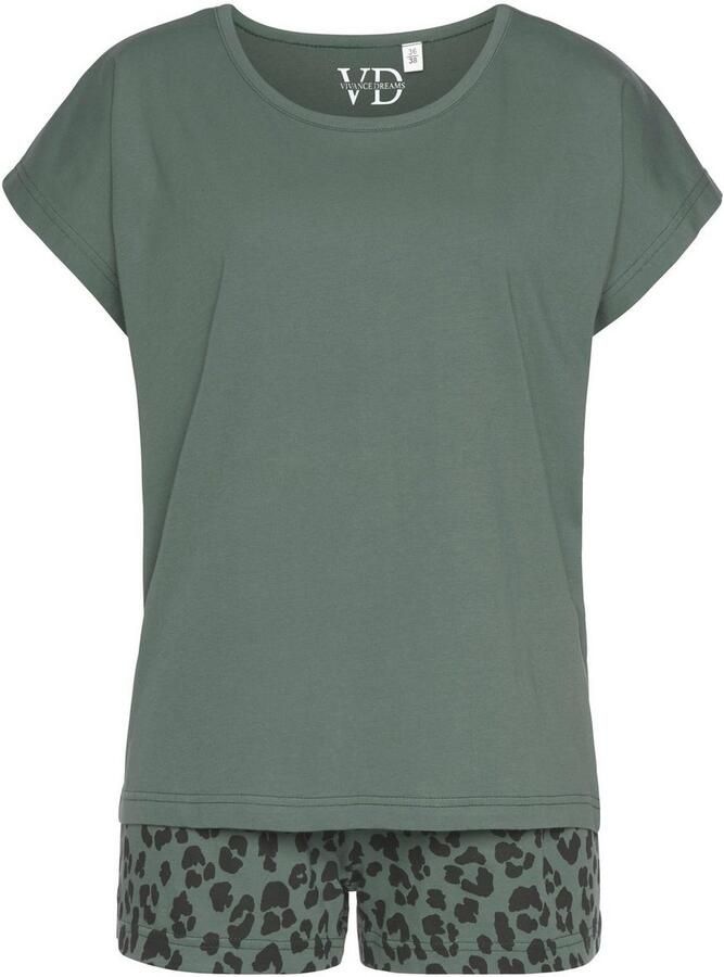 Vivance Dreams Shortama met animal-print (4-delig Set van 2) - Foto 2