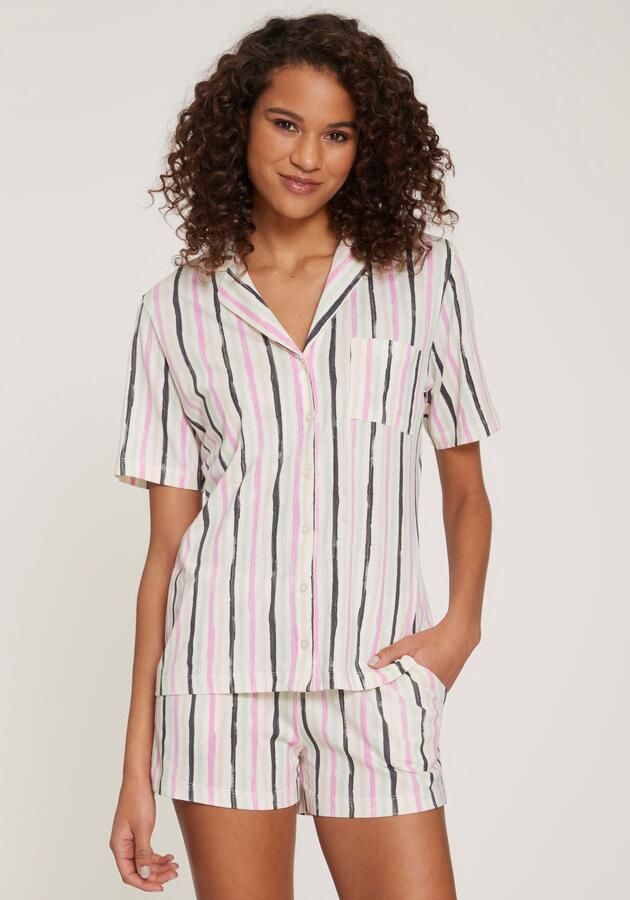 Vivance Dreams Shortama met aquarel patroon (2-delig) - Foto 8