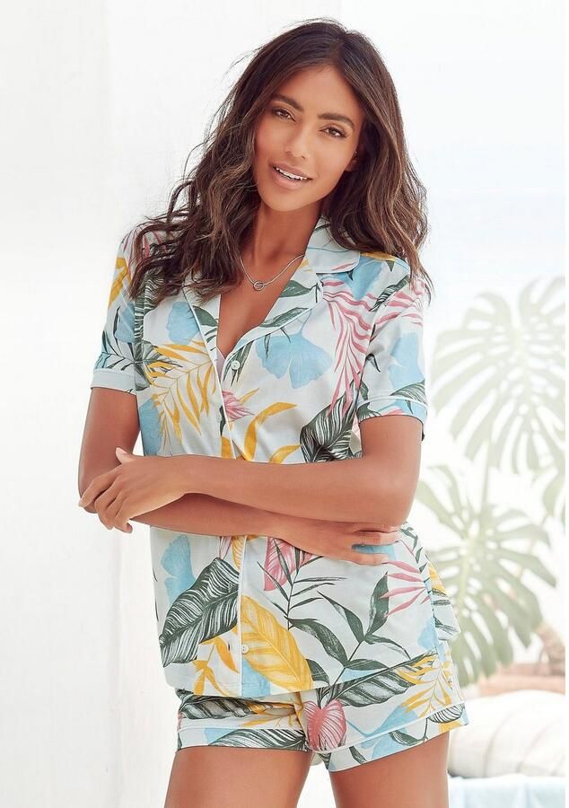 Vivance Dreams Shortama met bloemenprint (2-delig 1 stuk) - Foto 2