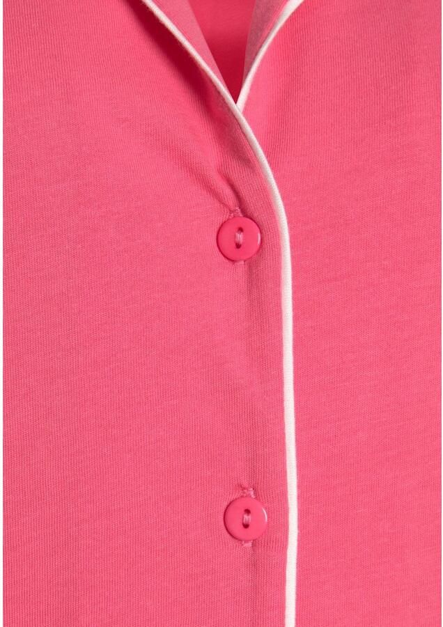 Vivance Dreams Shortama met contrasterende paspel-details (2-delig 1 stuk)