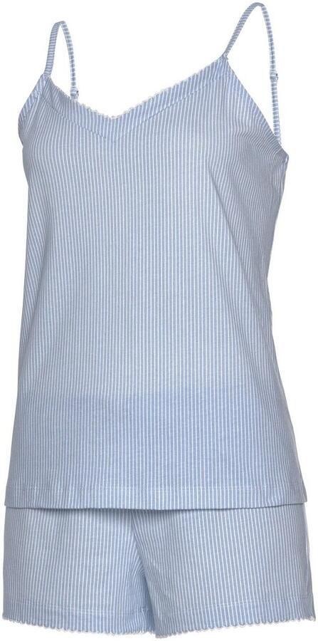 Vivance Dreams Shortama met een fijn motiefje en gehaakt randje (2-delig 1 stuk) - Foto 3