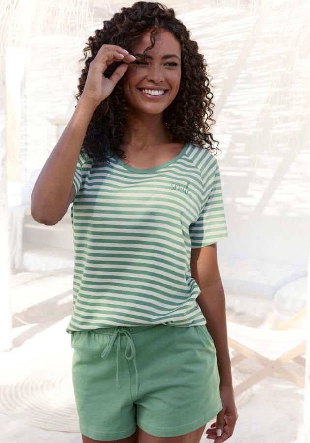 Vivance Dreams Shortama met een mooi gestreept patroon (2-delig) - Foto 5