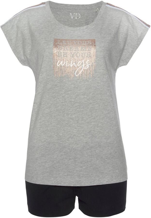 Vivance Dreams Shortama met folieprint (2-delig 1 stuk) - Foto 3