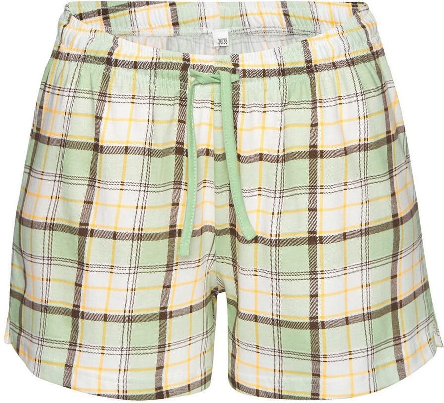 Vivance Dreams Shortama met geruite pyjamashorts (Set van 2)