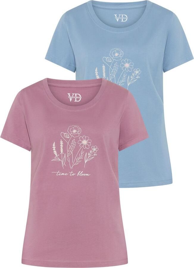 Vivance Dreams Shortama met geruite pyjamashorts (Set van 2) - Foto 3