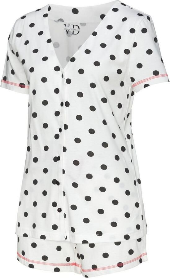 Vivance Dreams Shortama met grote punten en sterretjes (4-delig Set van 2) - Foto 6