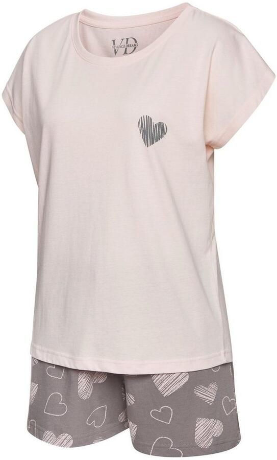 Vivance Dreams Shortama met leuke hartprint (Set van 2) - Foto 6