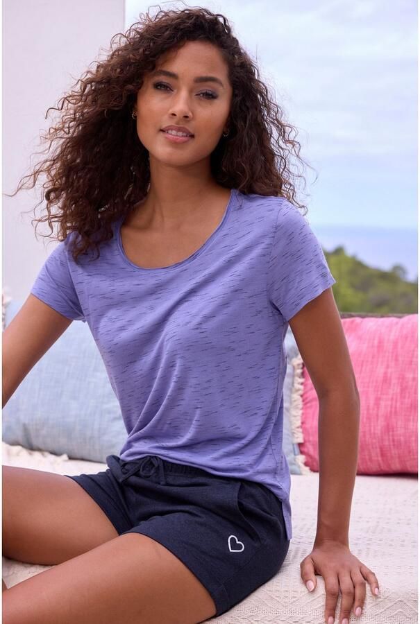 Vivance Dreams Shortama Met mooi mêlee-effect (2-delig) - Foto 3