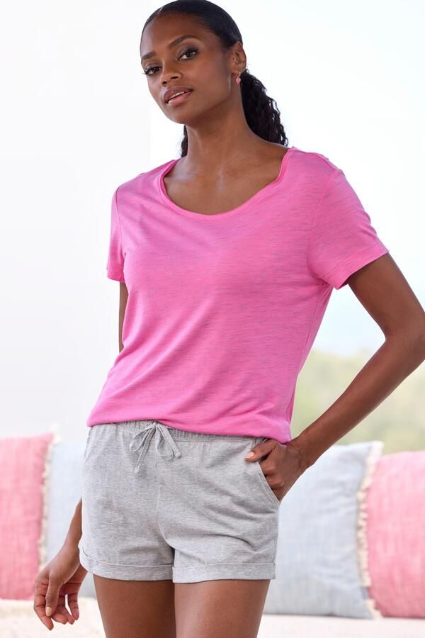 Vivance Dreams Shortama Met mooi mêlee-effect (2-delig) - Foto 4