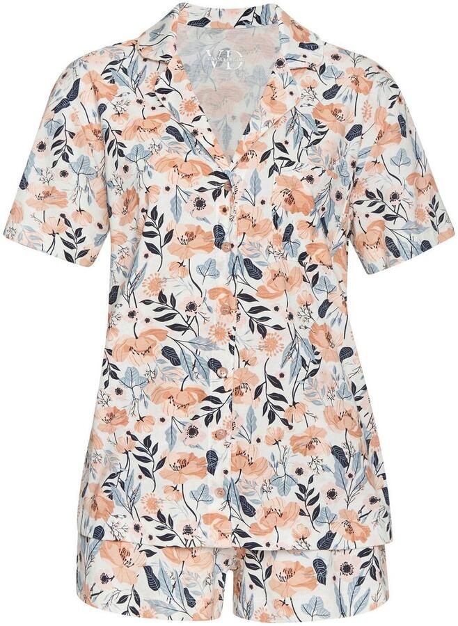 Vivance Dreams Shortama met mooie all-over print (2-delig)