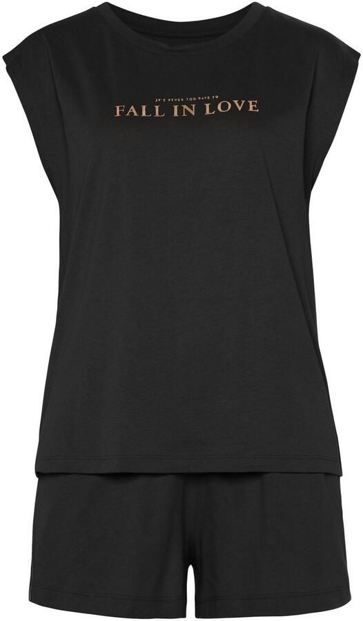 Vivance Dreams Shortama met mooie foildruk (set 2-delig) - Foto 4