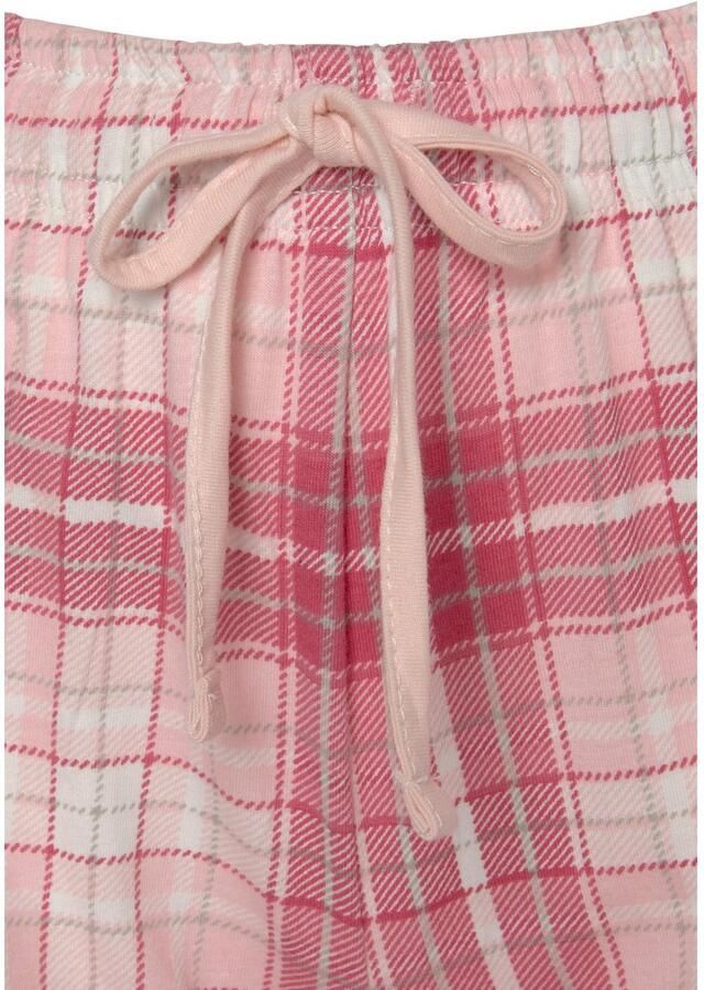 Vivance Dreams Shortama met ruit- en bloemenprint in een dubbelpack (4-delig Set van 2) - Foto 4