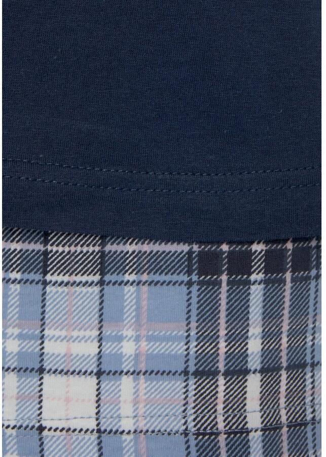 Vivance Dreams Shortama met ruit- en bloemenprint in een dubbelpack (4-delig Set van 2) - Foto 2