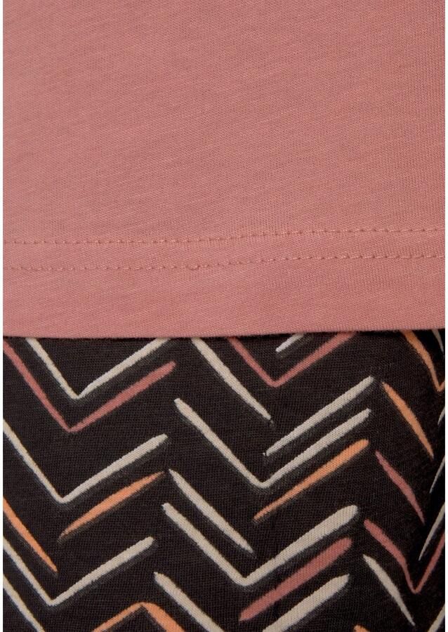 Vivance Dreams Shortama met schilderachtig visgraatpatroon (set 2-delig) - Foto 2