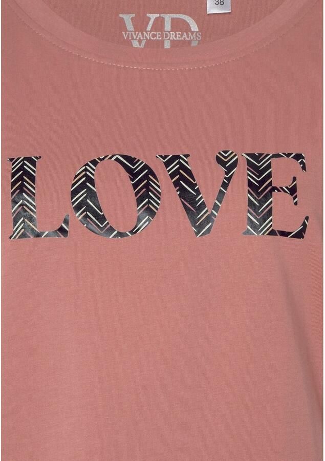 Vivance Dreams Shortama met schilderachtig visgraatpatroon (set 2-delig) - Foto 3