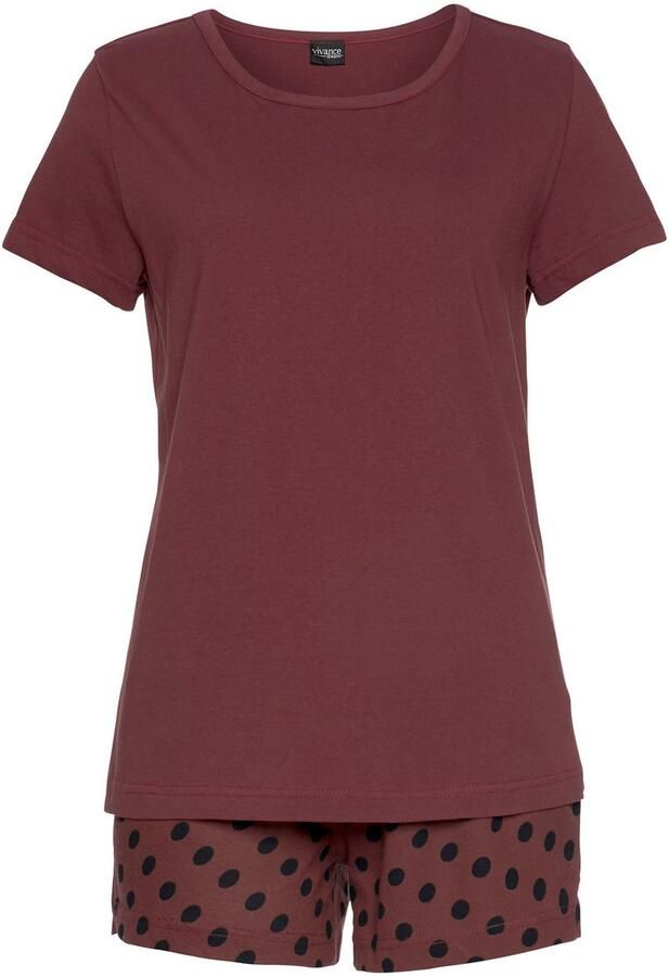 Vivance Dreams Shortama met sterrenprint (4-delig Set van 2) - Foto 4