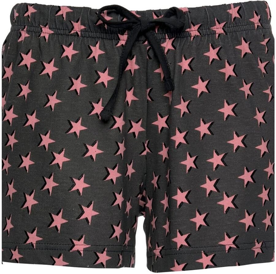 Vivance Dreams Shortama met sterrenprint (4-delig Set van 2)
