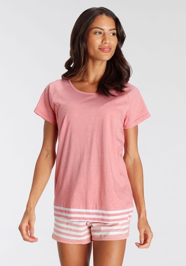 Vivance Dreams Shortama met strepen-details (2-delig) - Foto 6