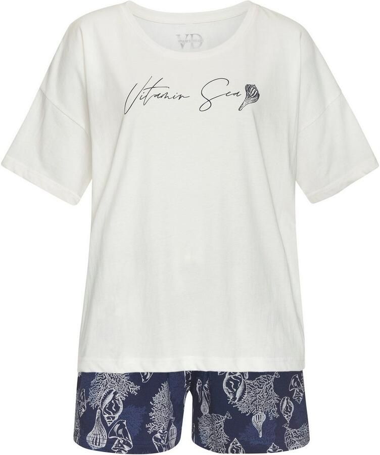 Vivance Dreams Shortama Mooie schelpenprint (set 2-delig) - Foto 2