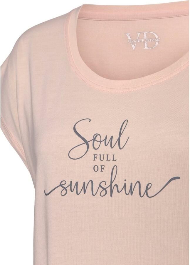 Lascana T-shirt met statementprint model 'Cozy Dreams' - Foto 3