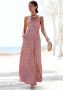 Vivance Maxi-jurk met grafische all-over print en zakken zomerjurk strandjurk - Thumbnail 1