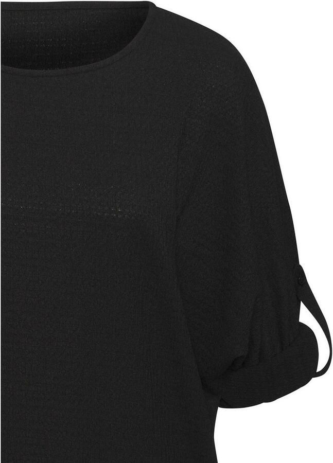 Vivance 2-in-1-shirt Om op te rollen van kreukvrije crêpe-kwaliteit