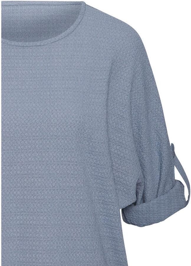 Vivance 2-in-1-shirt Om op te rollen van kreukvrije crêpe-kwaliteit