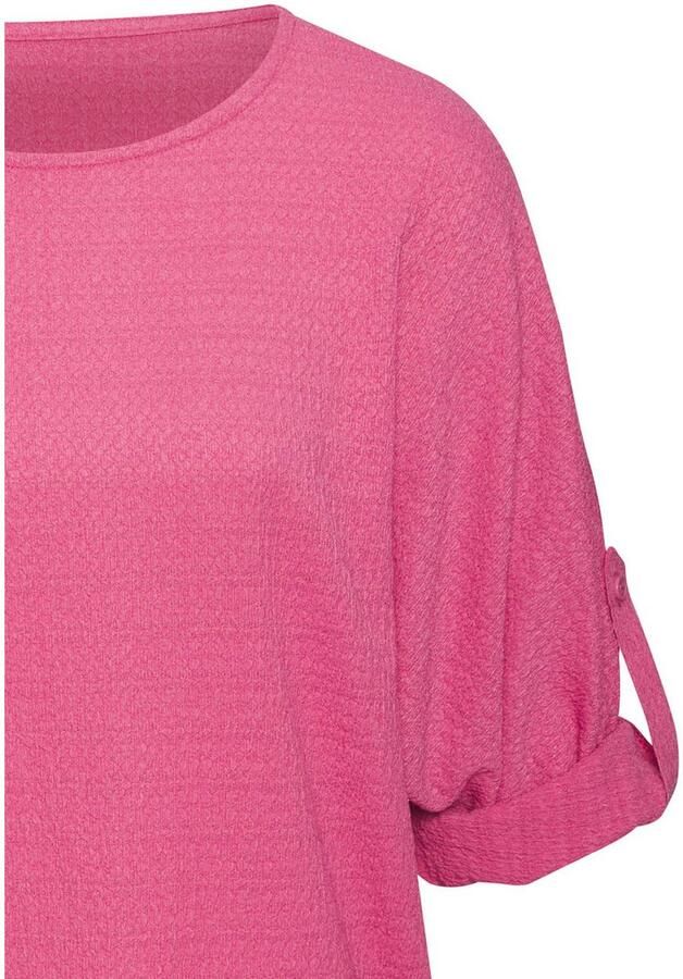 Vivance 2-in-1-shirt Om op te rollen van kreukvrije crêpe-kwaliteit - Foto 4