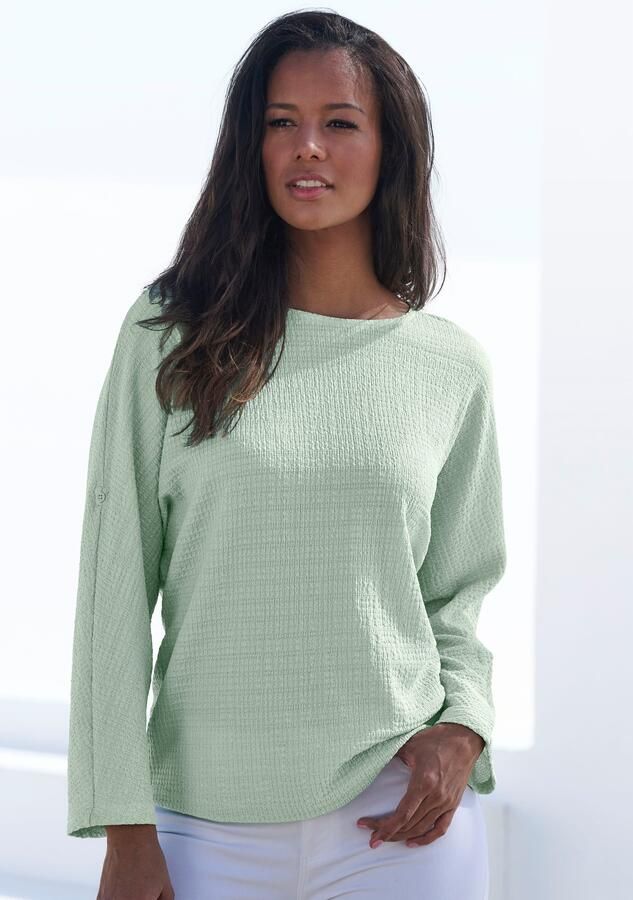 Vivance 2-in-1-shirt Om op te rollen van kreukvrije crêpe-kwaliteit - Foto 6