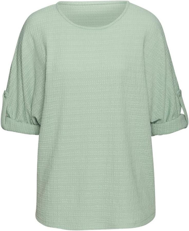 Vivance 2-in-1-shirt Om op te rollen van kreukvrije crêpe-kwaliteit