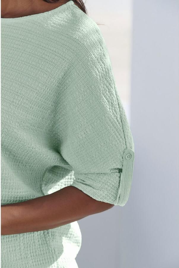 Vivance 2-in-1-shirt Om op te rollen van kreukvrije crêpe-kwaliteit - Foto 5