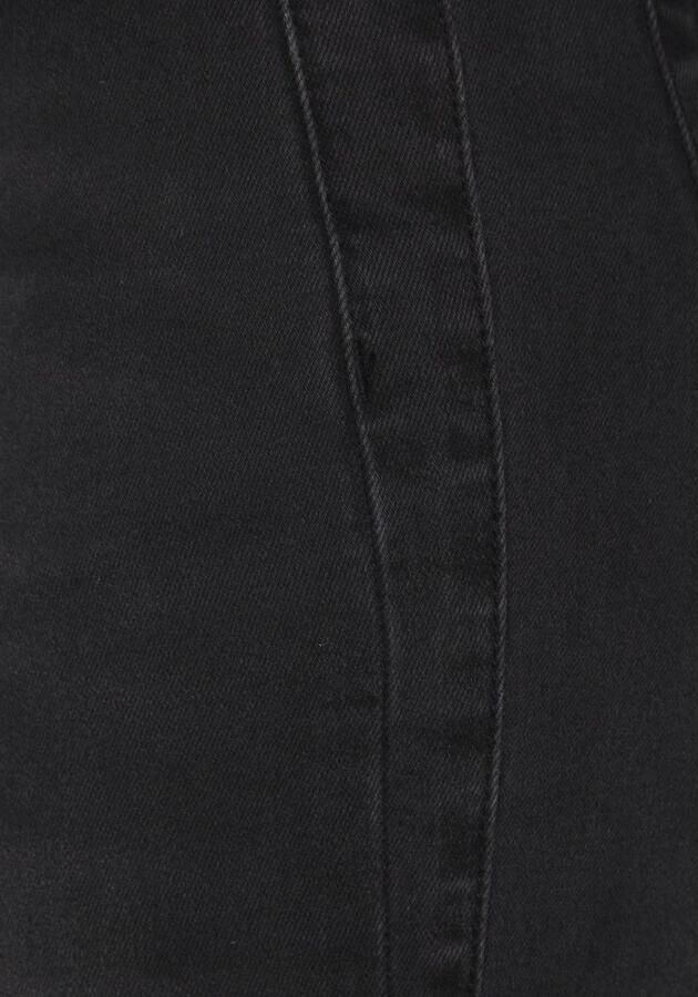 Vivance 7 8-capri-jeans met kantdetail aan de zoom skinny jeans modieus - Foto 2