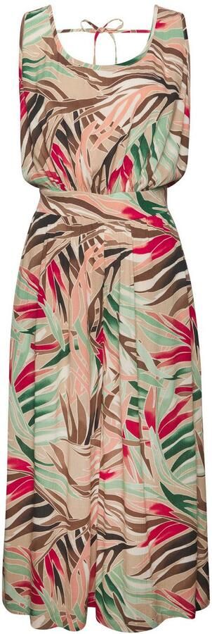 Vivance 7 8 overall van gekrepeerde viscose jumpsuit met alloverprint en wijde pijpen - Foto 4