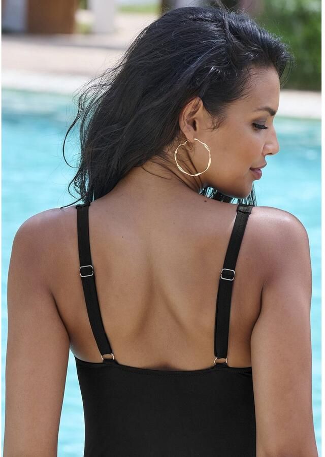 Vivance Badpak met bedrukte inzet en shaping-effect