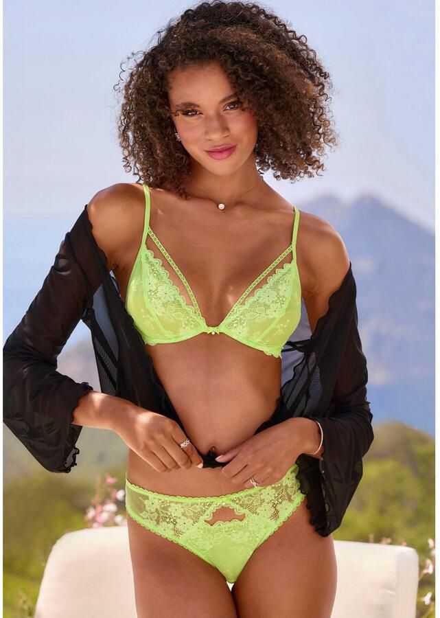 Vivance String met verleidelijke cut-out en fijne sierstrik met accessoire