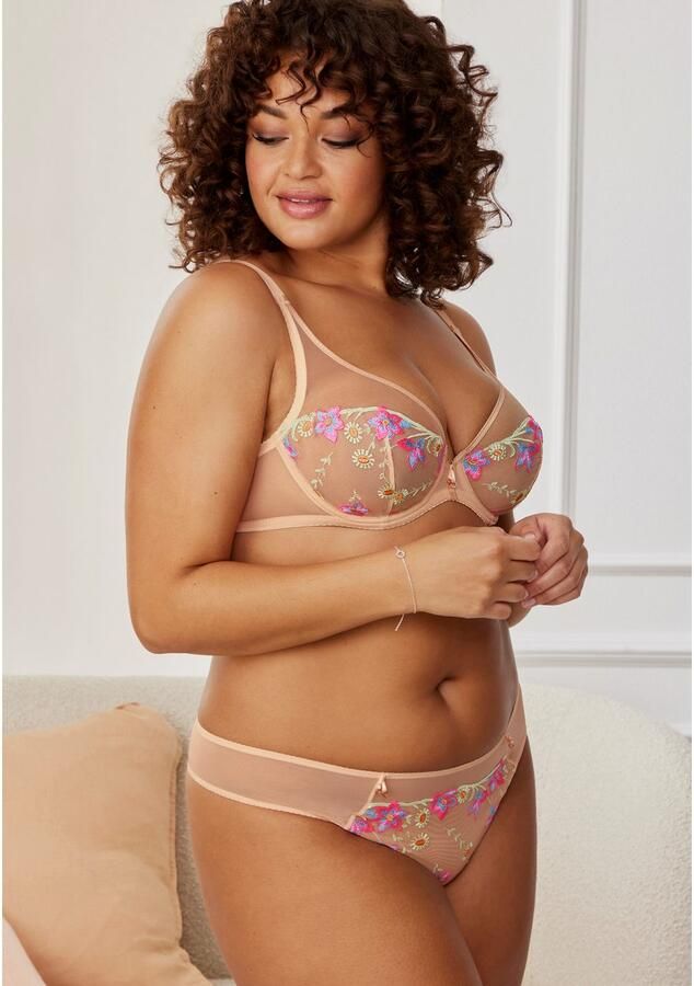 Vivance String met edele neonkleurige borduursel - Foto 3