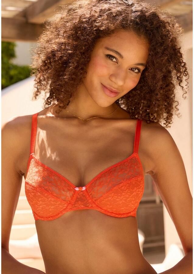 Vivance Beugel-bh van bloemige kant in mooie balconnet-snede lingerie - Foto 3