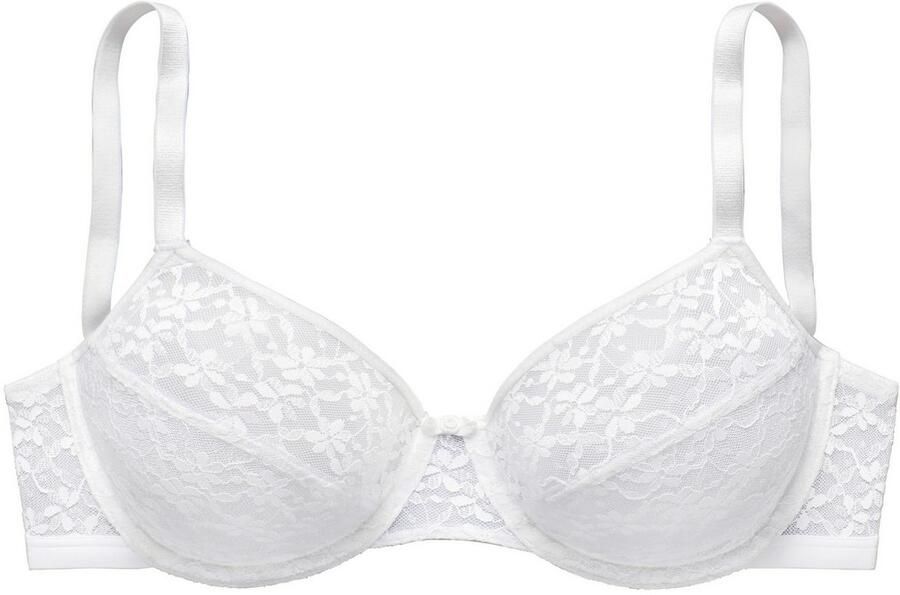 Vivance Beugel-bh van bloemige kant in mooie balconnet-snede lingerie - Foto 5
