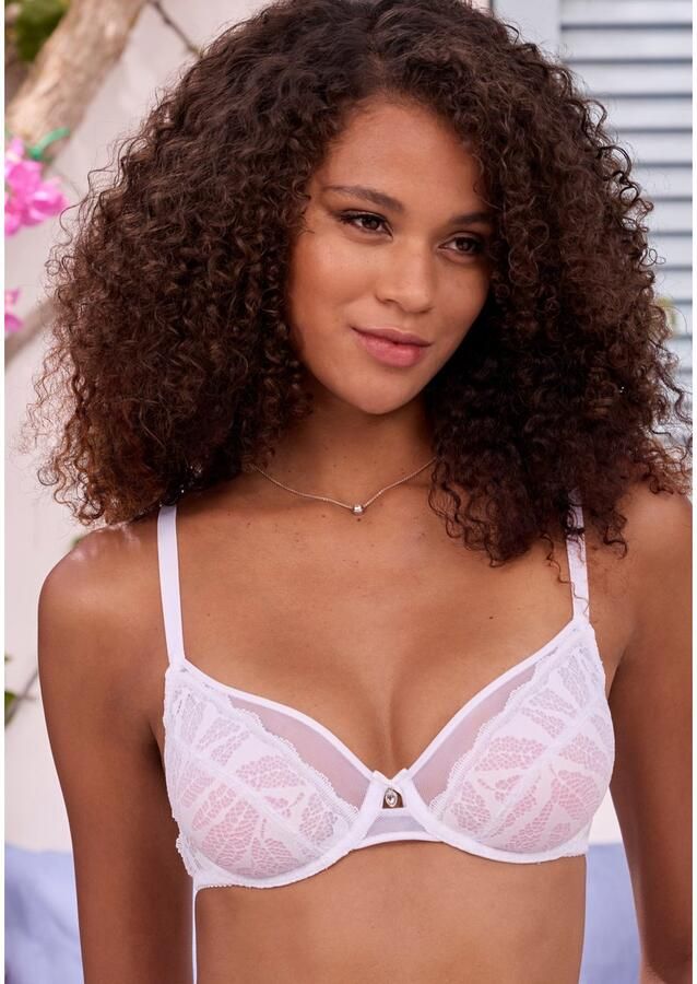 Vivance Beugel-bh van elastisch jacquardkant verleidelijk lingerie