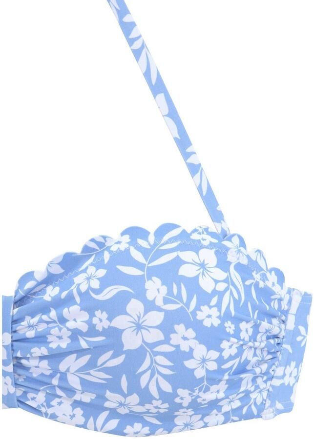 Vivance Beugelbandeau bikinitop Leni met gelaserd schulprandje - Foto 2