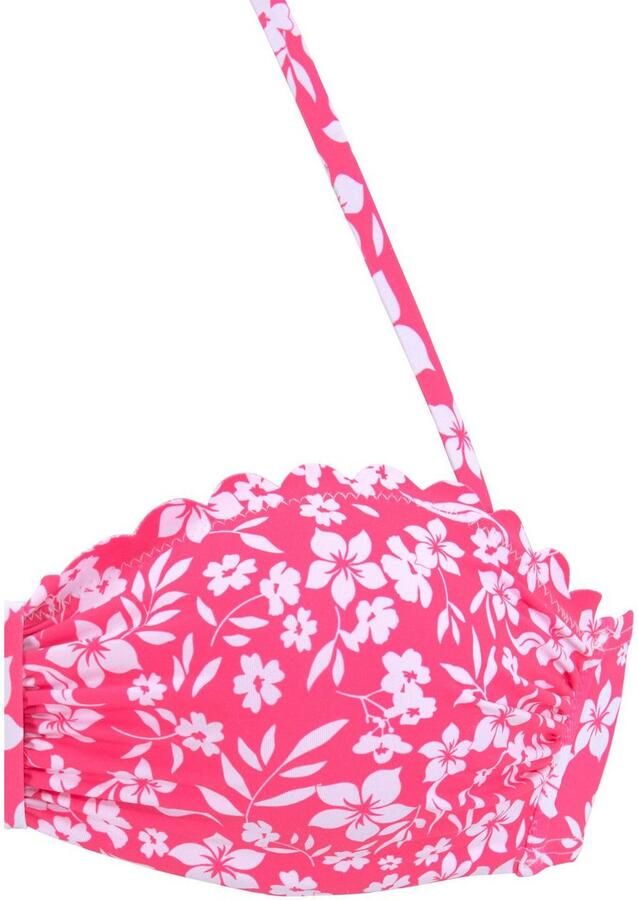 Vivance Beugelbandeau bikinitop Leni met gelaserd schulprandje - Foto 5