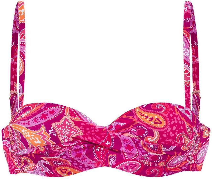 Vivance Beugelbandeau bikinitop Pretty met modieus paisley-patroon en wikkeloptiek - Foto 9